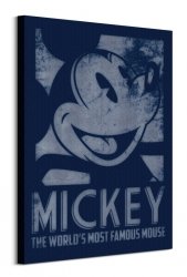 Mickey Mouse Most Famous Mouse - obraz na płótnie