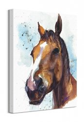 Malowany koń - obraz na płótnie