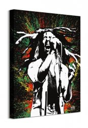 Bob Marley Paint - obraz na płótnie