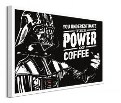 Star Wars The Power Of Coffee - obraz na płótnie