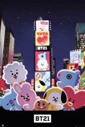 BT21 Times Square - plakat