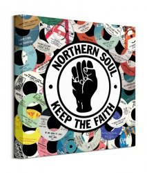 Northern Soul Labels - obraz na płótnie