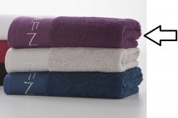 Ręcznik - Fioletowy - Kryształki NAF NAF - 100% Bawełna