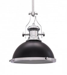 Lampa wisząca - Industrialna czarna Loft - Ettore