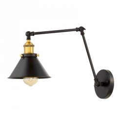 Lampa ścienna - Kinkiet czarny Loft Gubi W2