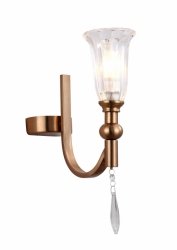 Lampa ścienna - Kryształowy Kinkiet Rionella W1