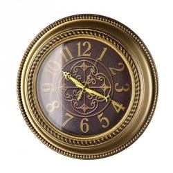 Zegar ścienny - Stare złoto 50cm
