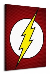 Obraz na płótnie - Dc Comics (The Flash Symbol) - 80x60cm