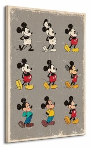 Obraz na płótnie - Mickey Mouse (Evolution) 