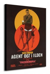 James Bond (Thunderball - Danish) - Obraz na płótnie