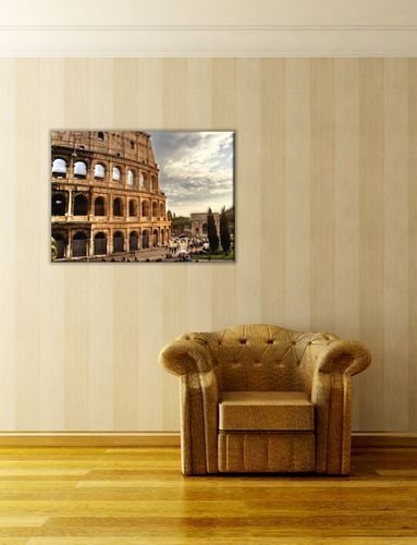 Rzym, Koloseum - Obraz na płótnie