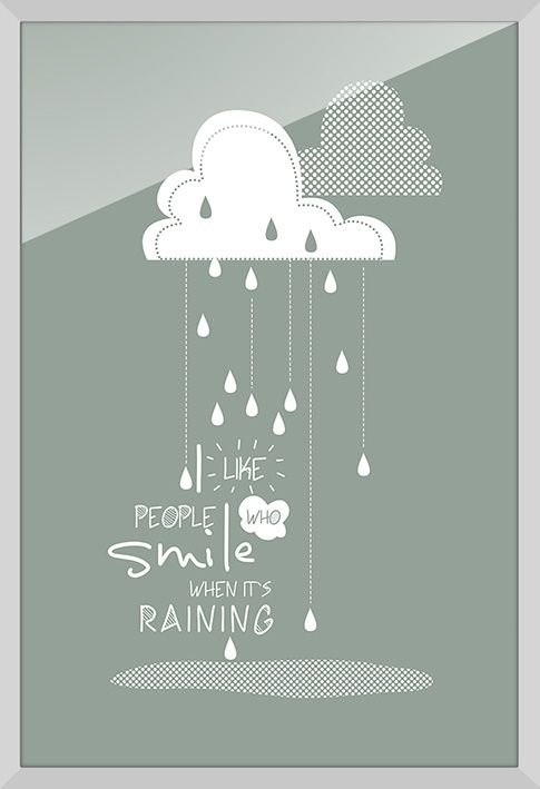 Raining - plakat