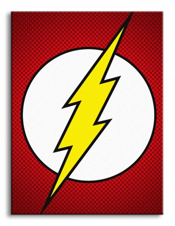 Dc Comics (The Flash Symbol) - Obraz na płótnie