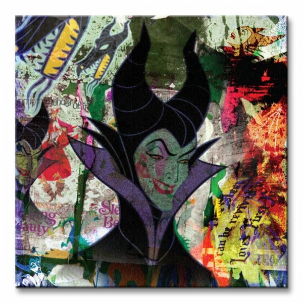 Obraz na płótnie - Maleficent (Graffiti)