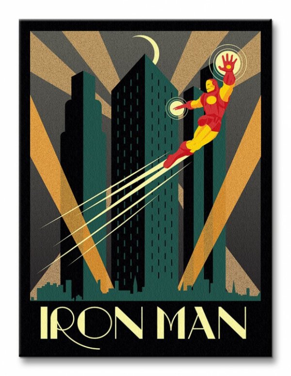 Obraz do salonu - Marvel Deco (Iron Man)