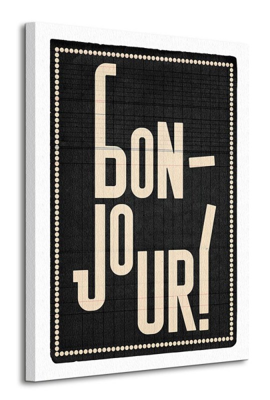 Obraz do sypialni - Bonjour - 80x60cm
