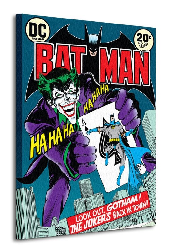 Batman (Joker&#039;s Back In Town) - Obraz na płótnie