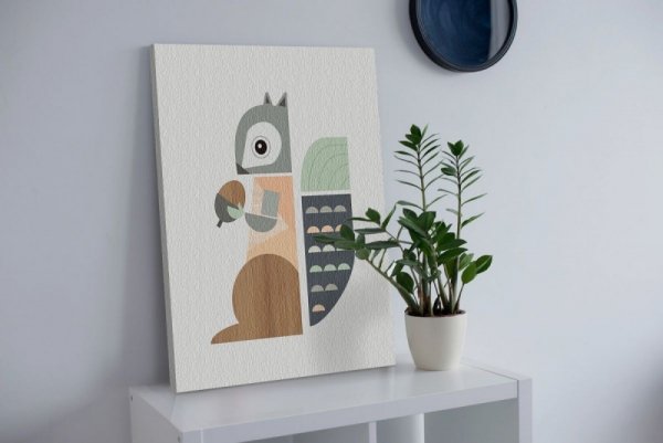 Little Design Haus (Squirrel) - obraz na płótnie