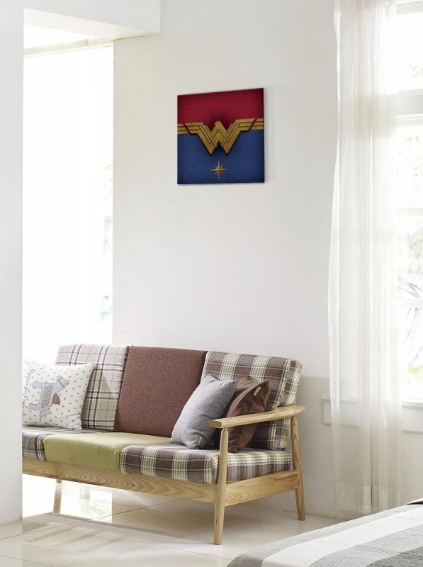 Wonder Woman Emblem - obraz na płótnie