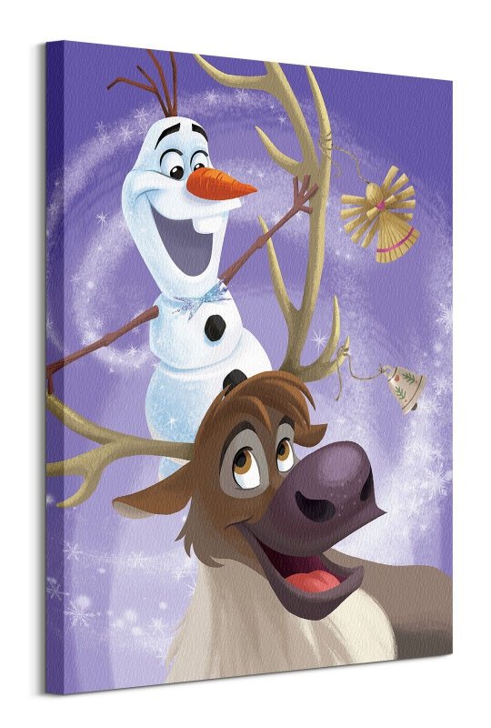 Olaf&#039;s Frozen Adventure Olaf &amp; Sven - obraz na płótnie