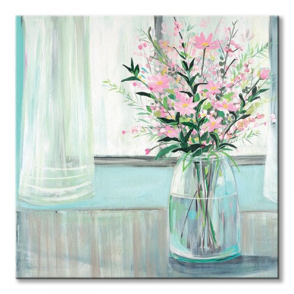 Bukiet polnych kwiatów - obraz na płótnie