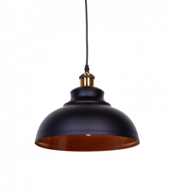 Lampa wisząca Loft czarna - Boggi - nowoczesne lampy dekoracyjne - decoart24.pl