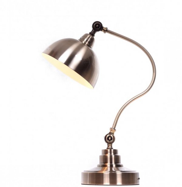 Lampa stołowa - Lampka biurkowa Mosiężna Parmio  - lampy dekoracyjne - decoart24.pl