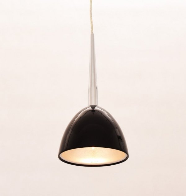 Lampa wisząca - Czarna W1 - Bora - dekoracyjen lampy - decoart24.pl