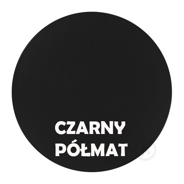 Czarny półmat - kolorystyka metalu - Kwietnik narożny - Sklep Decoart24.pl