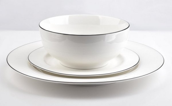 Miska porcelanowa - Simple biała - 620ml - zastawa stołowa - decoart24.pl