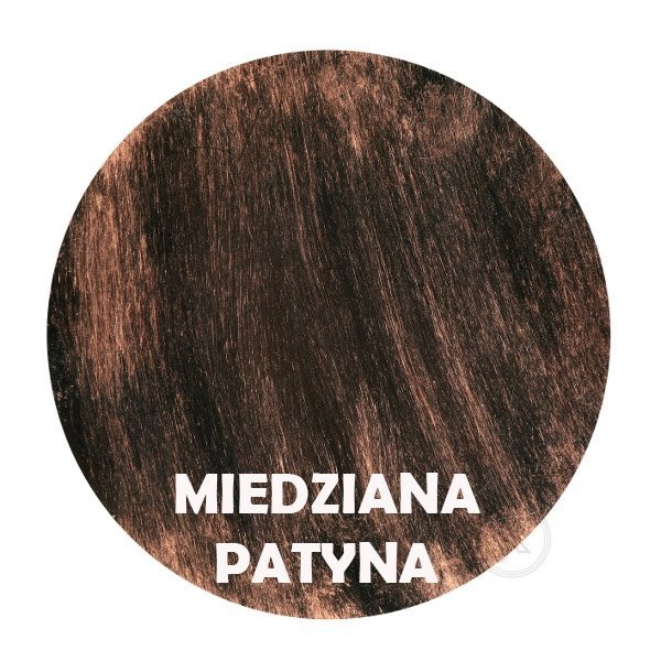 Miedziana patyna - kolorystyka metalu - Kwietnik - Podium - Kwietniki Decoart24.pl