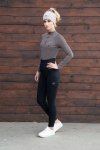 FAIR PLAY KINGA WINTER Bryczesy/ Legginsy jeździeckie z wysokim stanem ZIMOWE