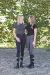 COVALLIERO CLASSIC STAR Bryczesy jeździeckie damskie z pełnym lejem silikonowym 