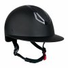 YORK AMETHYST SHINY BLACK Kask jeździecki regulowany
