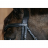 DYON PLAITED FLASH NOSEBAND WITH PULL-BACK Ogłowie z plecionym nachrapnikiem szwedzkim