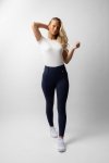 HORZE MIRA Bryczesy/legginsy damskie z wysokim stanem i  pełnym lejem silikonowym