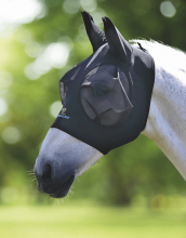 SHIRES EQUESTRIAN PRO STRETCH Elastyczna maska przeciw owadom dla konia