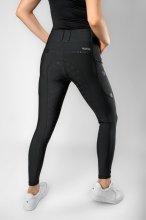 HuleHest SIGNATURE RIDE Legginsy jeździeckie z wysokim stanem i pełnym lejem silikonowym