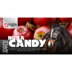 NUBA CANDY APPLE&amp;CINNAMON smakołyki dla koni jabłkowo-cynamonowe 1kg