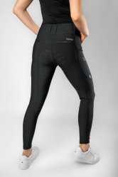 HuleHest SIGNATURE RIDE Legginsy jeździeckie z wysokim stanem i pełnym lejem silikonowym