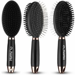 HuleHest DUAL Szczotka dwustronna dla konia do grzywy i ogona z żelową rączką