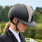 KEP ITALIA CROMO 2.0 MATT BLACK Kask jeździecki SZEROKI DASZEK