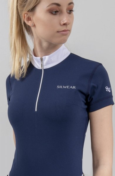 SILWEAR ARGENTO SPORT Koszula konkursowa z krótkim rękawem damska
