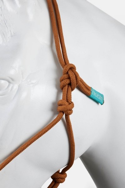 HORZE Kantar sznurkowy / halter z koralikami