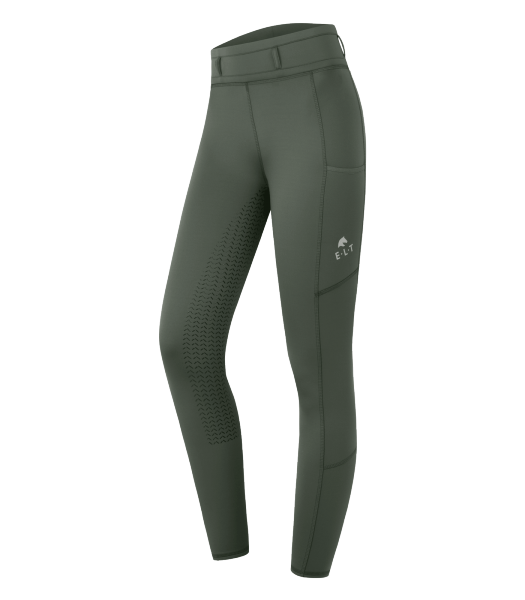 ELT THERMO ELLA Bryczesy/Legginsy  jeździeckie z lejem silikonowym ZIMOWE
