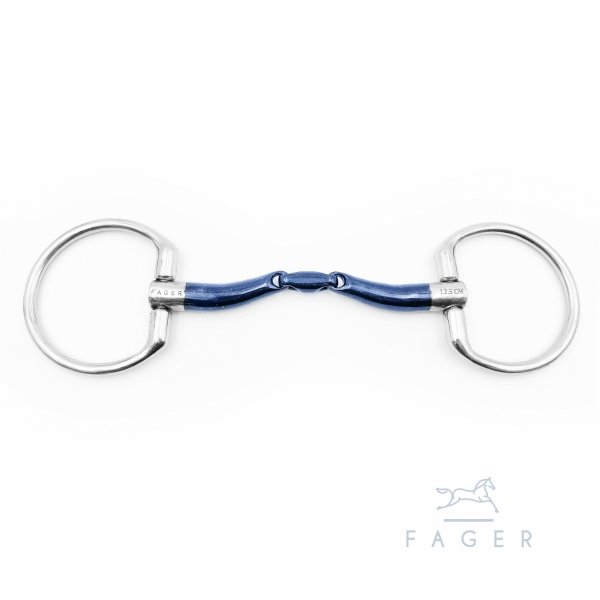 FAGER MARCUS SWEET IRON FIXED RING Wędzidło anatomiczne podwójnie łamane