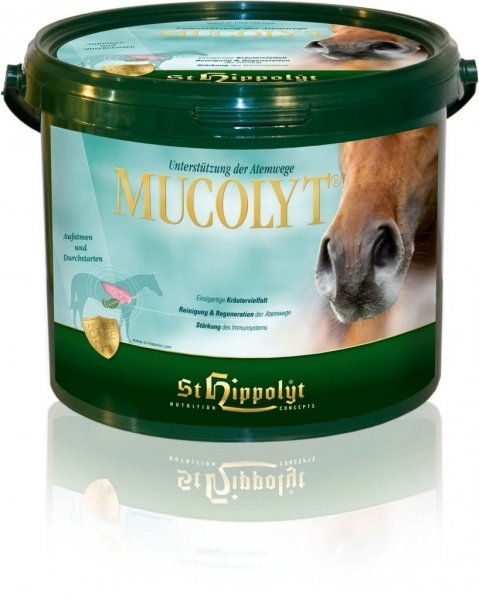 ST. HIPPOLYT MUCOLYT Ziołowy preparat usprawniający oddychanie koni 10kg