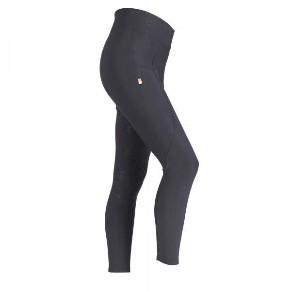 SHIRES EQUESTRIAN AUBRION OPTIMA SPORT Bryczesy/Legginsy jeździeckie z wysokim stanem i pełnym lejem silikonowym