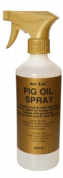 GOLD LABEL PIG OIL SPRAY Do pielęgnacji nóg i szczotek na nogach