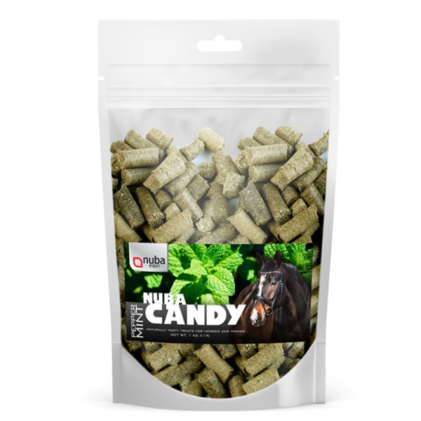 NUBA CANDY PEPPERMINT smakołyki dla koni miętowe 1kg
